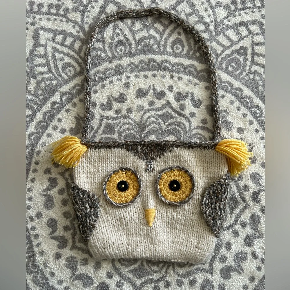 Adorable handmade owl bag